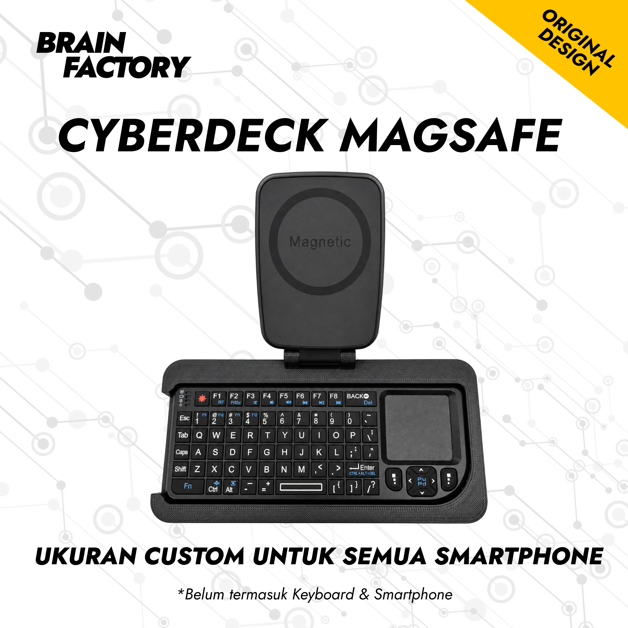 Cyberdeck MagSafe, custom untuk semua smartphone