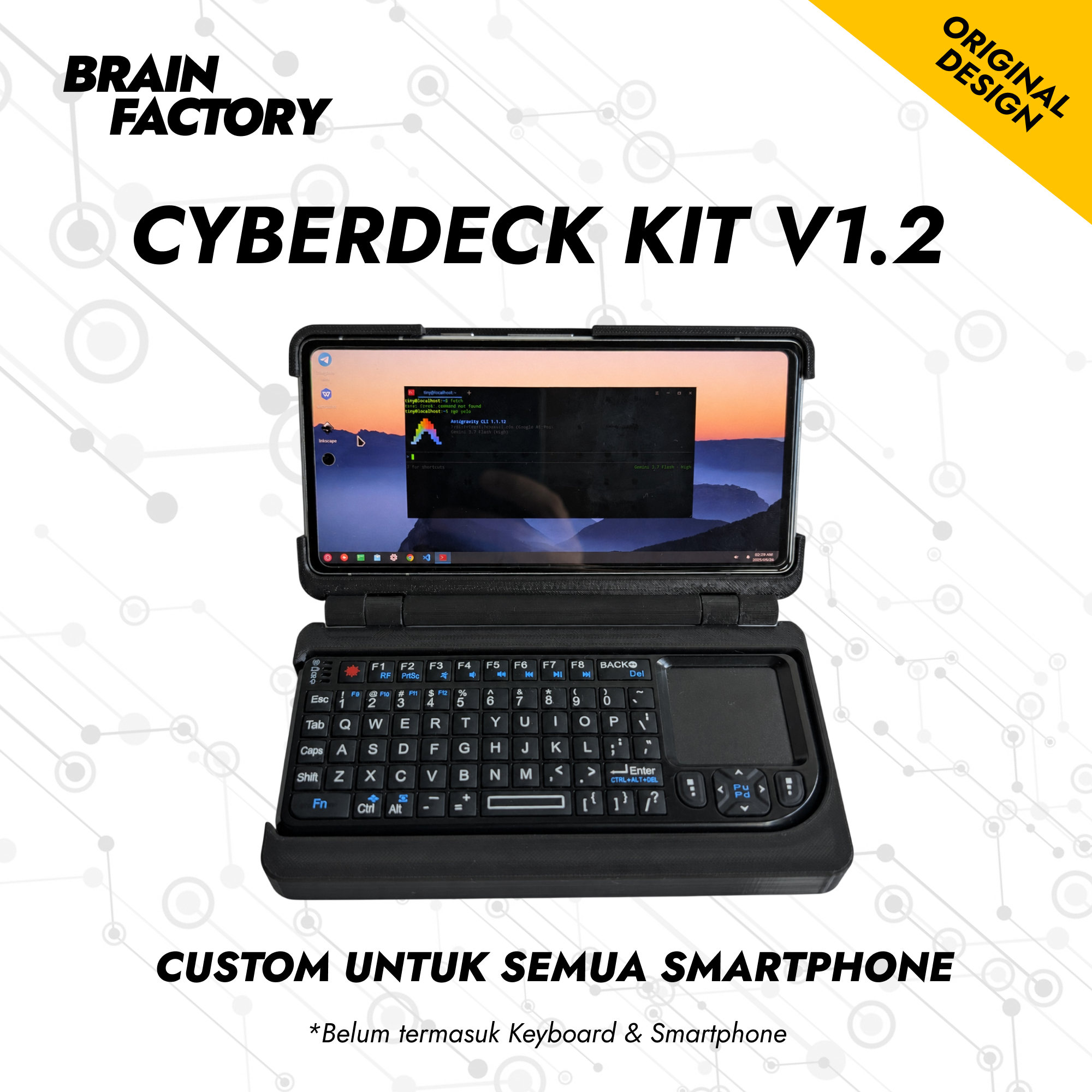 Cyberdeck Kit V1.2, custom untuk semua smartphone